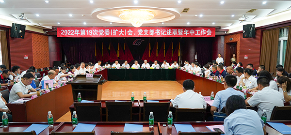 綿陽機場召開2022年第19次黨委（擴大）會、黨支部書記述職暨年中工作會.jpg